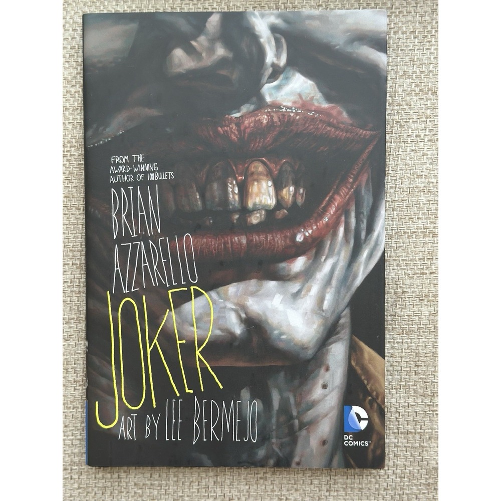 Joker Hardcover by Brian Azzarello Lee Bermejo Batman DC Comics Book